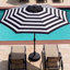 Parasol de toit inclinable 108 po avec protection contre les rayons UV UPF 50+ 108 po-31532880
