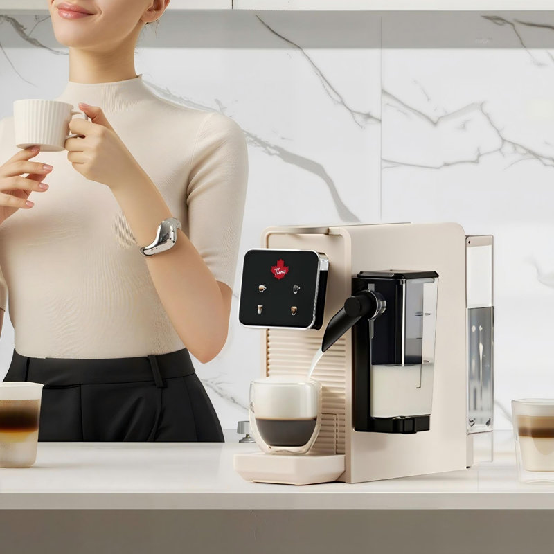 Semi-Automatic Small Home Espresso Capsule Coffee Machine