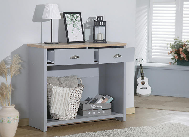 Raphaelle 99cm Console Table, Grey