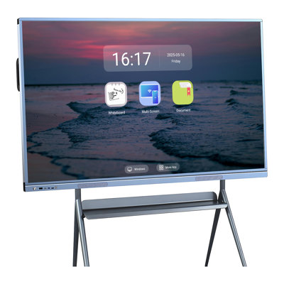 JYXCN 86 Inch 1080p Smart Board, Interactive Whiteboard Multi-Touch for Education & Business