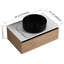 Meuble-lavabo de 30 po avec lavabo en céramique Art Black, tiroir à fermeture en douceur et 45 poignées biseautées