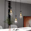 Luminaires suspendus, luminaires suspendus modernes noirs