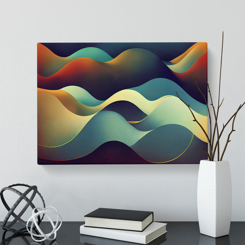 Ocean Surrealism Abstract - Wrapped Canvas, 40cm H x 60cm W x 3cm D