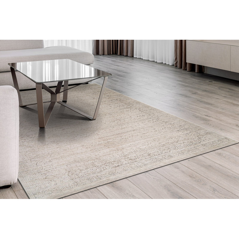 Hilburn 16656-919 LT GRIS / GRIS, Rectangle 2 pi 7 po x 4 pi 11 po