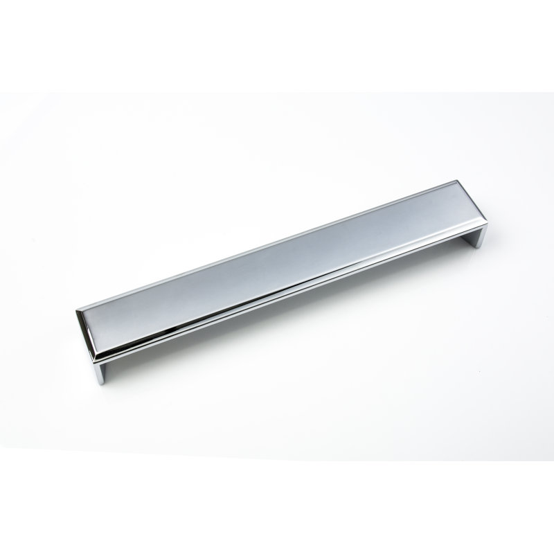 Poignée barre 7 1/2" au centre Creta, Chrome poli
