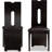19'' H Faux Leather Upholstered Side Chair