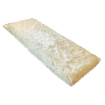 Tapis crème foncé luxueux Wieland