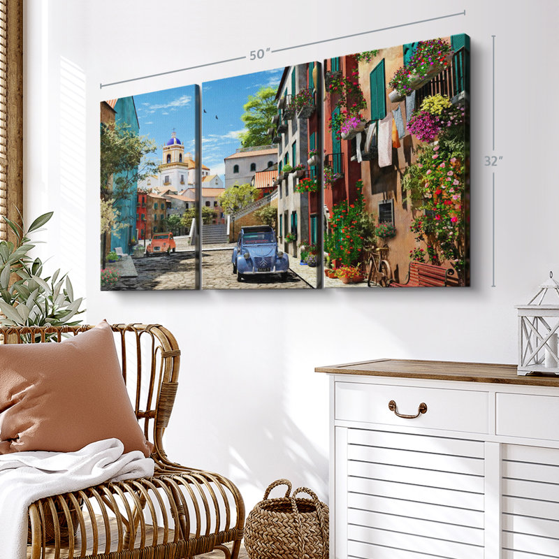 «Méditerranée matin», reproduction sur toile, H 32 po x l 50 po