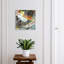 Key cabinet, Opens to the left, 30x30x5, White, An energetic mix of colors and shapes, 