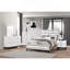 Mobilier de chambre à coucher contemporain en bois avec commode 6 tiroirs 1Pc-1843088018