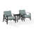 Mosier 2 - Person Patio Conversation Set with Cushions-1904704610-1916825559