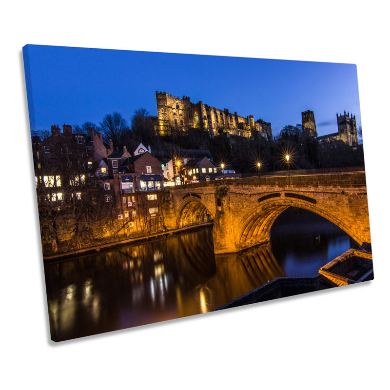 Durham City Skyline - Wrapped Canvas Print, 40.6cm H x 61cm W