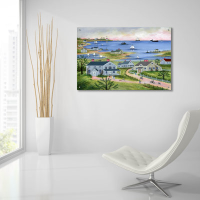 Epic Art 'Summer In Sconset'  by JL Munro Acrylic Glass Wall Art, 36" x 24"