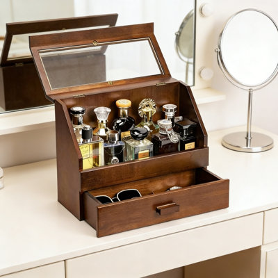 Manufactured Wood Makeup Organiser
