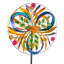 Colorful Tail Feathers Dual-Rotor Metal Wind Spinner