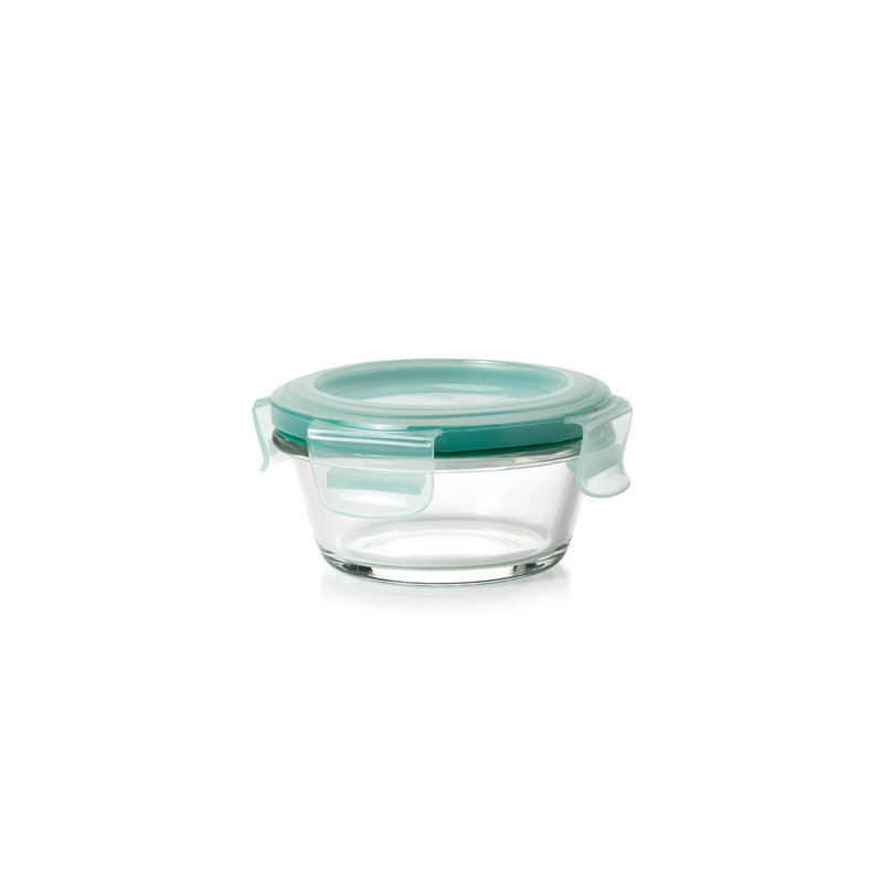 Good Grips SNAP Glass Round 8 Piece Container Food Storage Set