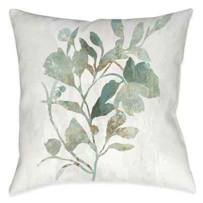 Leaf Marking Throw Pillow