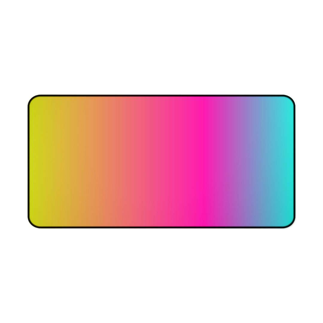 Neon Gradient Desk Mat