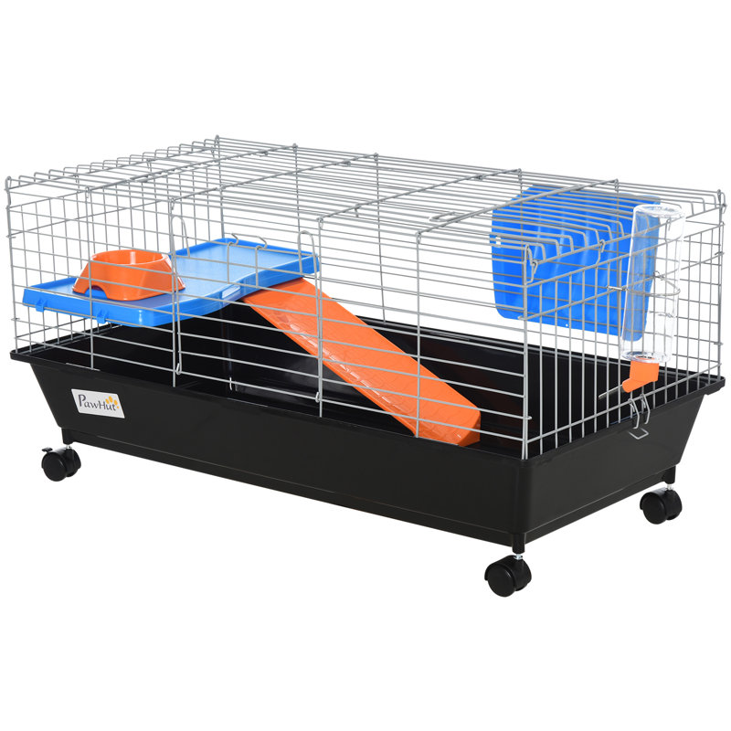 Cage pour animaux Emmerie, Black, 17" H x 35" W x 17.25" D