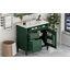 Meuble-lavabo simple 36 po avec lavabo supérieur, 2 tiroirs et tiroir escamotable-419679930