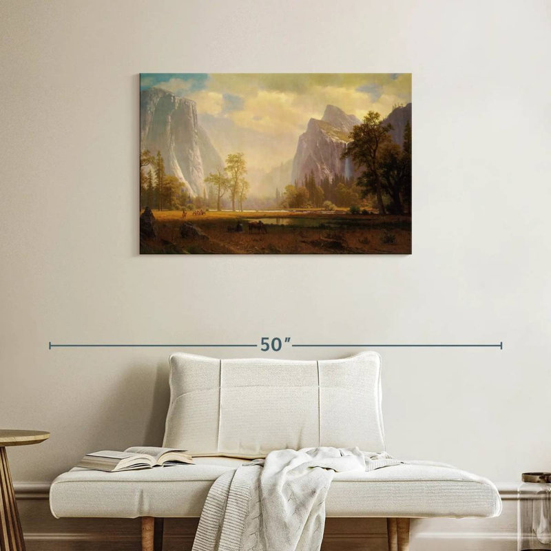 Alvord regardant la vallée de Yosemite, H 24 po x l 36 po