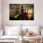 Raisins et vin sur toile-1968365707