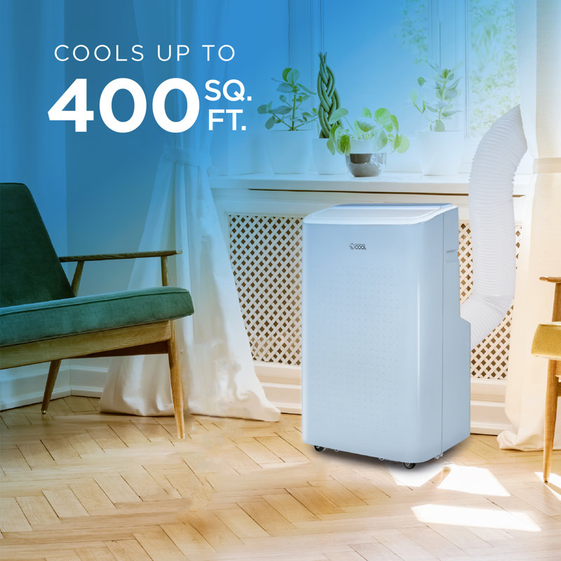 Commercial Cool 9,000 BTU Blue Portable Air Conditioner with WiFi and Alexa