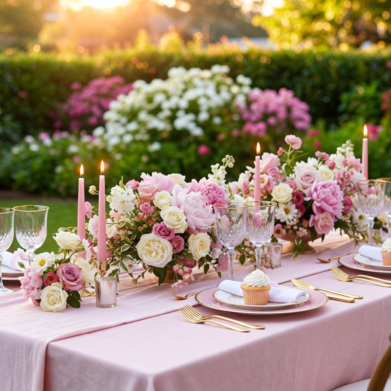Dining plate,for Dinner Plates,Chargers for Wedding, Party Easter Table Settings(Pink)