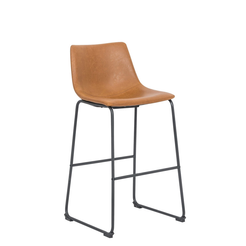 Dietburg Metal Accent Stool, Tan