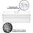 3 Compartments Cotton Ball Holder, Bathroom Canisters