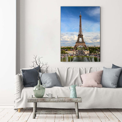Fog Over The Mountains - Wrapped Canvas Print