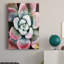 Pastel Succulent Beauty V - Photographie sur toile tendue-689255687