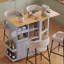 120 cm W Kitchen Cart with