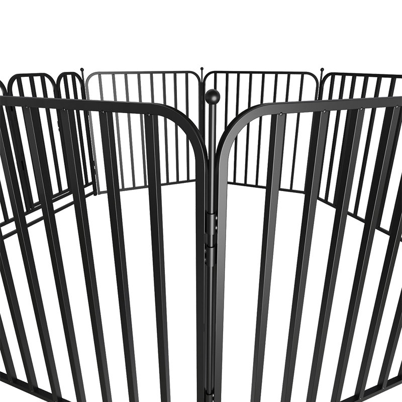 60cm H Iron Exercise Pen, 60cm H x 60cm W x 60cm D