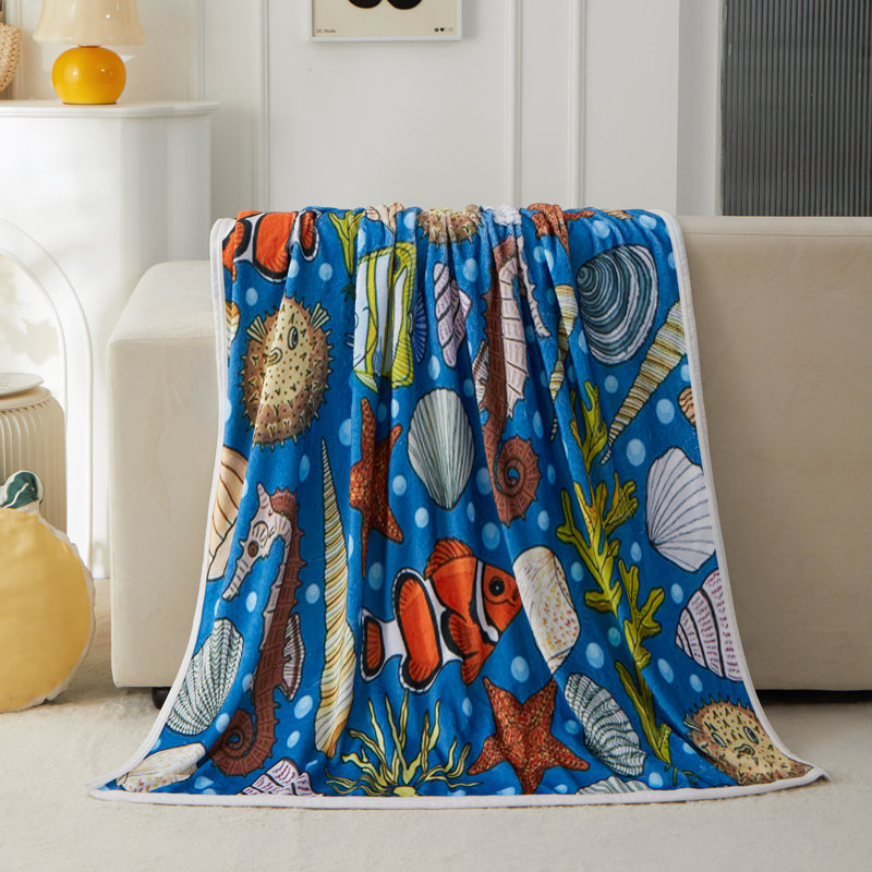  Jeté en flanelle ultra-doux (60 po x 80 po)