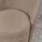 Upholstered Barrel Dining Chair, Boucle Fabric Swivel Kitchen Chair, Wingback Side Chair, Armless Vanity Chair-89623695