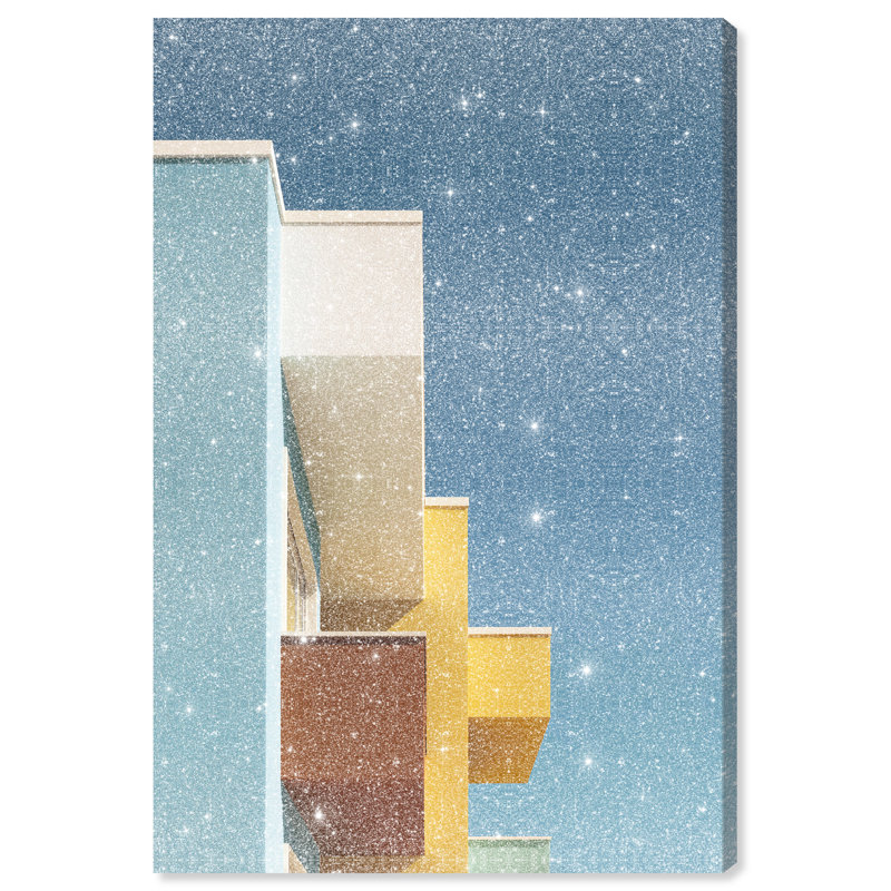 Orthogonal Sky View Print by Oliver Gal, 10"H x 15"W, Gallery Wrapped