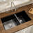 OUKL109 33" x 19" Kitchen Double Bowl Stainless Steel Undermount Sink Drop -97568403