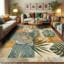 Machine Printed 177cm X 122cm Area Rug