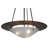 31"W Metro Fusion Super Nova Inverted Pendant