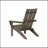 FOLDABLE ADIRONDACK CHAIR With Rich Acacia Wood And Rustic Design For Outdoor Comfort And Convenience-616073985