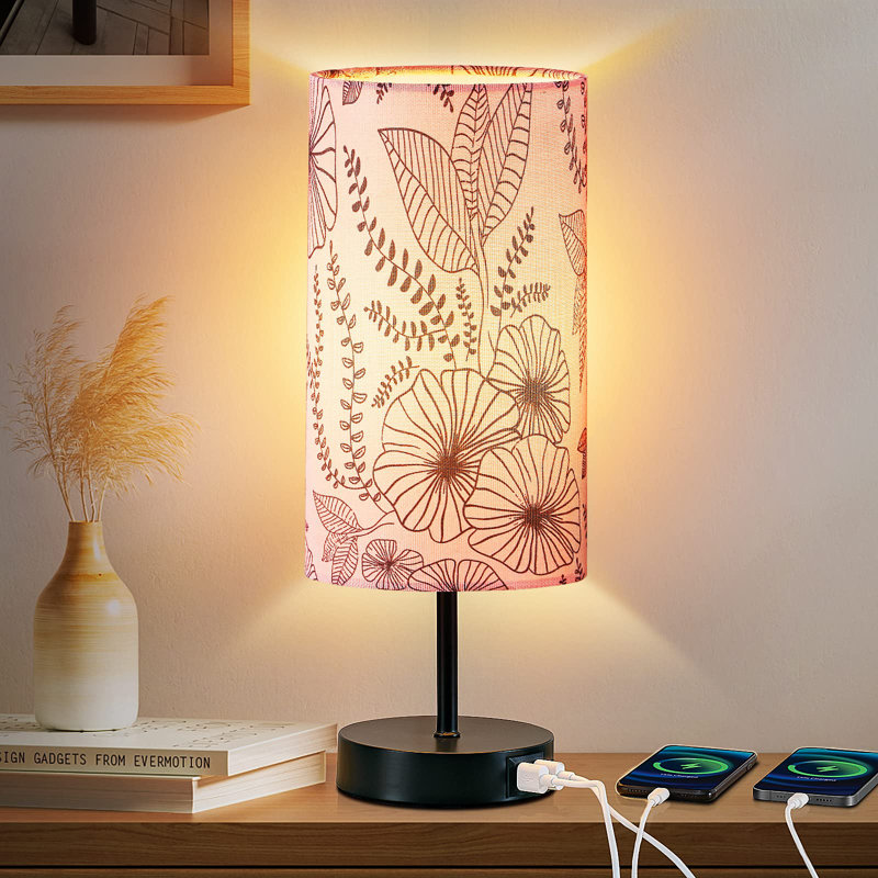 Lampe de table USB en métal Meader