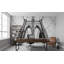 Papier peint architecture noir et blanc Brooklyn Bridge-619591548