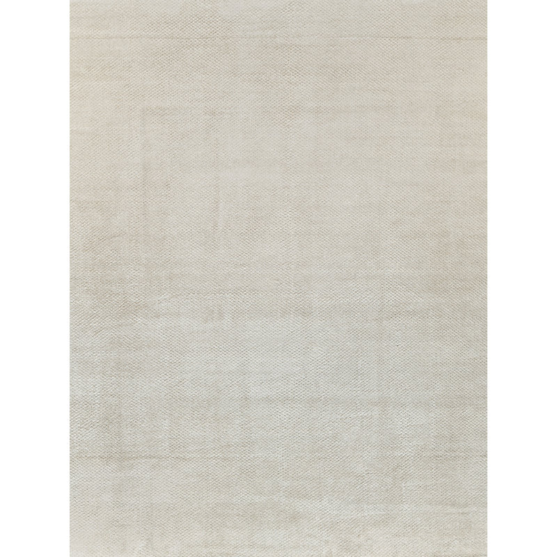 Pearl Geometric Area Rug in Beige, Rectangle 6' x 9'