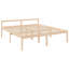 Solid Wood Pine Bed Frame Bed Base Frame Multi Colours Multi Sizes-1196404574