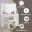 Jethroe Dressing Table with Mirror