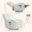 Fauteuil inclinable de massage à 8 points pour massage, crème