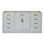 Base de meuble-lavabo simple en bois massif de 66 po Osoria-91228640