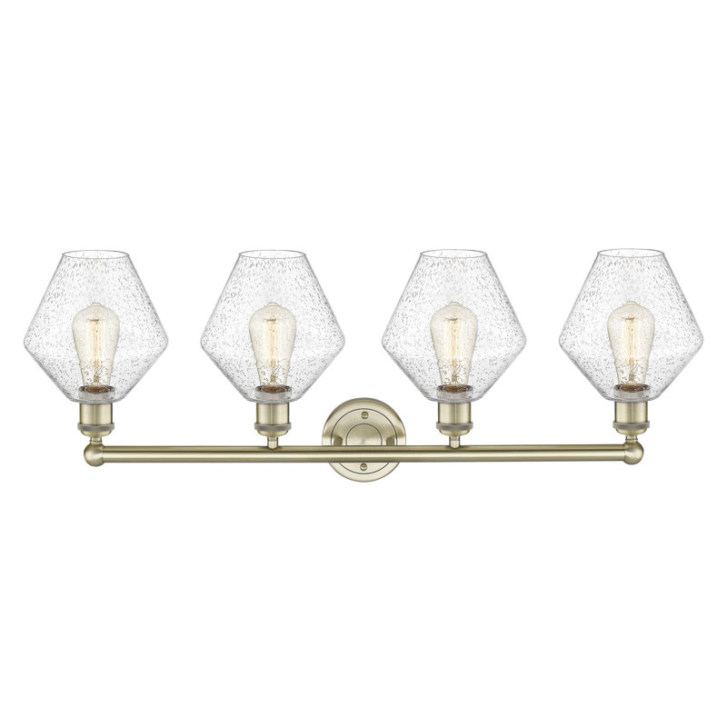 Amylea 4 - Light Dimmable Vanity Light, Antique Brass