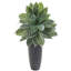 37'' Faux Foliage Plant in Stone Planter